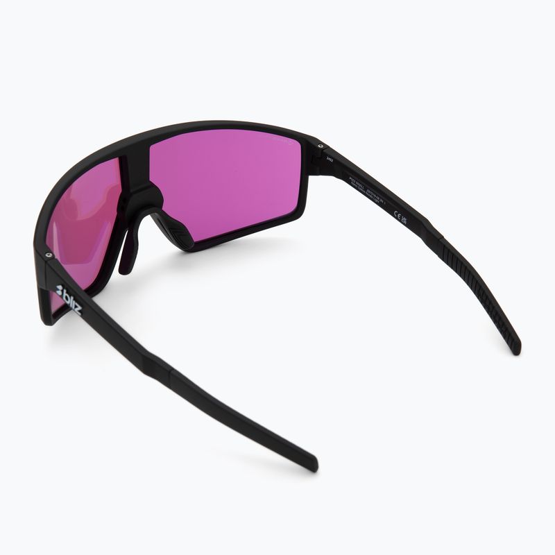 Bliz P002S Nano Optics Nordic Light matte black/begonia/violet blue multi sunglasses 2