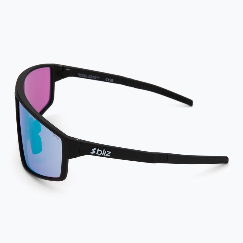 Bliz P002S Nano Optics Nordic Light matte black/begonia/violet blue multi sunglasses 4