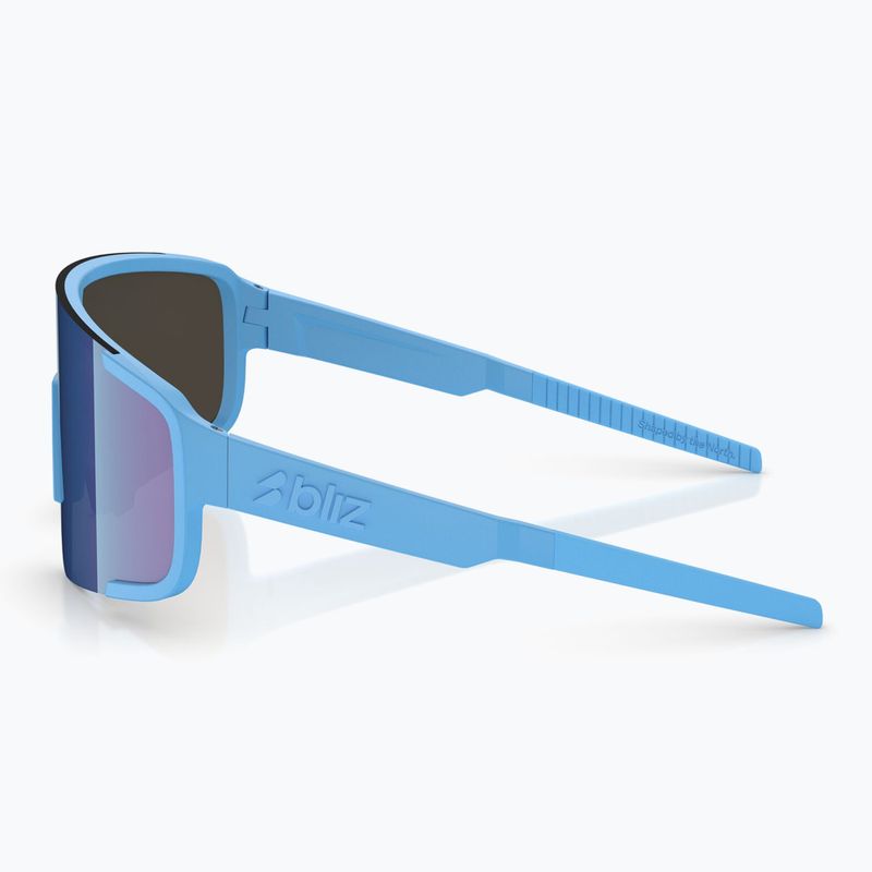 Sunglasses Bliz P003 matte blue/grey blue mirror 4