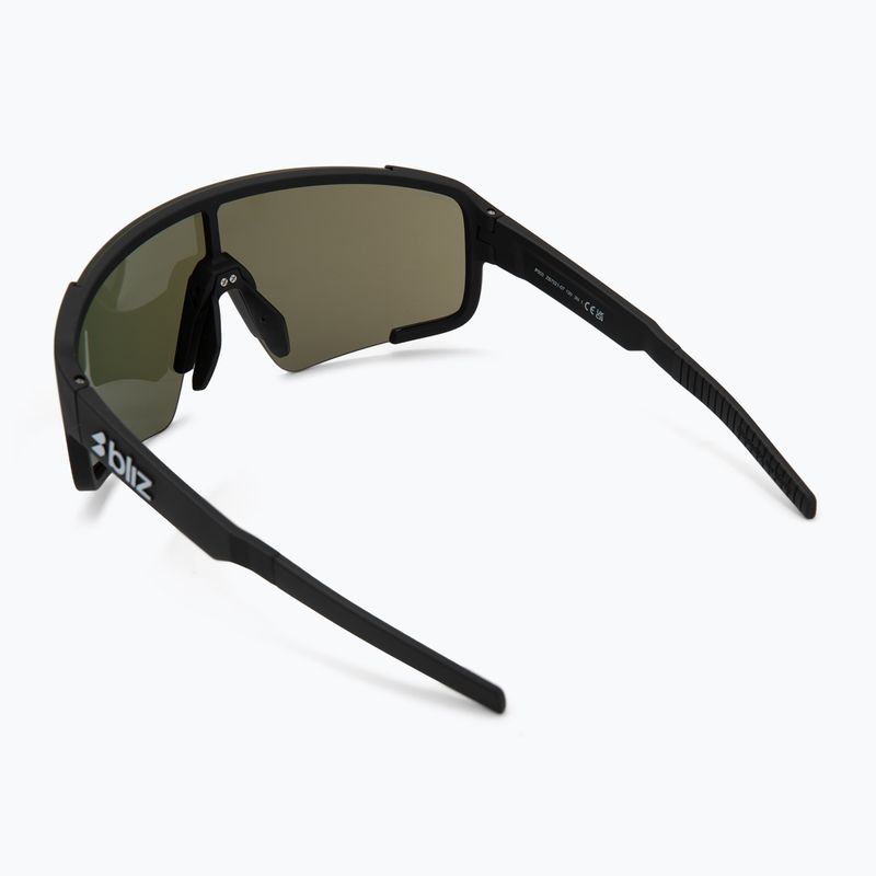 Sunglasses Bliz P003 matte black/grey blue mirror 2