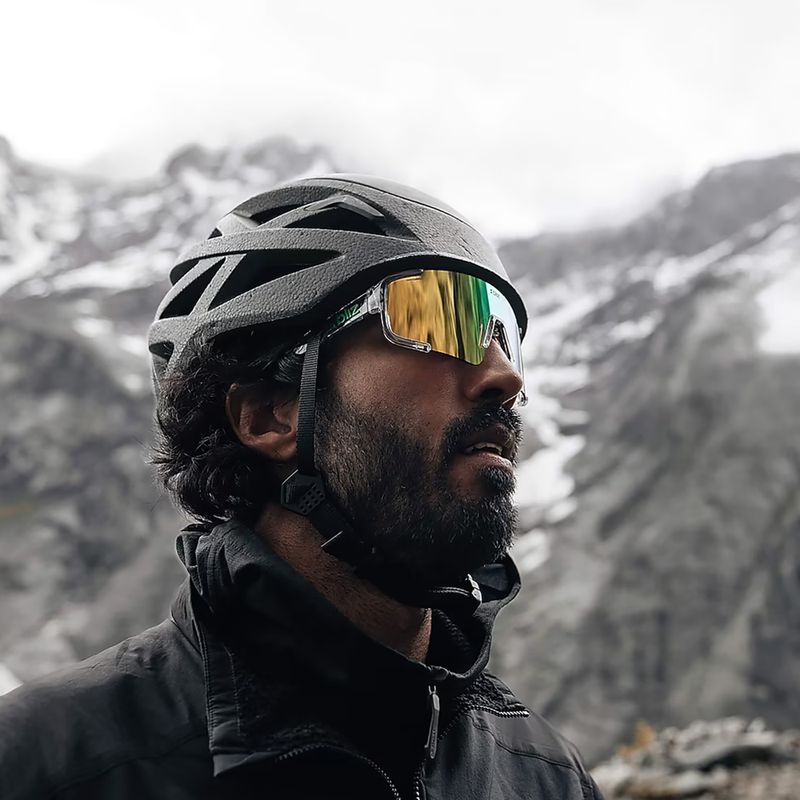 Sunglasses Bliz P003 transparent white/brown green multi 5