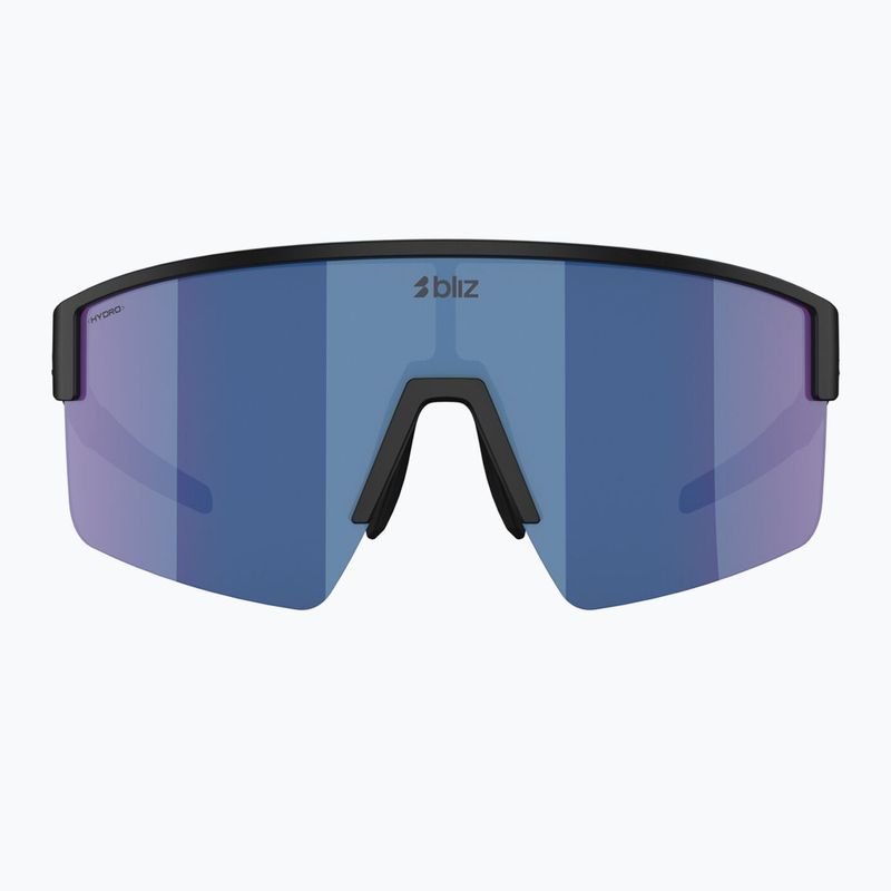 Sunglasses Bliz P004 matte black/grey blue mirror 2