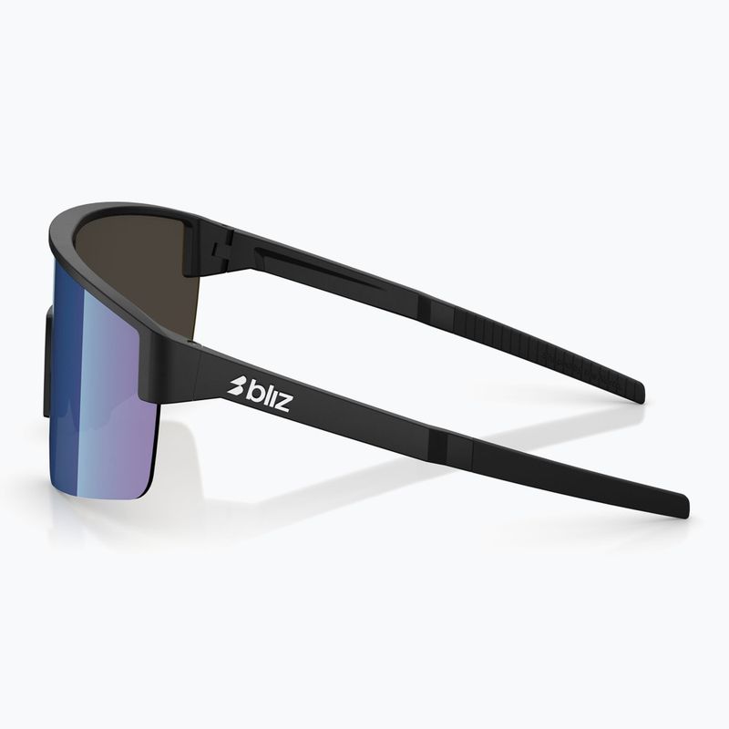 Sunglasses Bliz P004 matte black/grey blue mirror 4