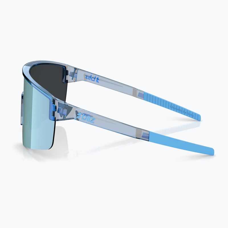 Sunglasses Bliz P004 Small transparent blue/smoke ice blue multi 4
