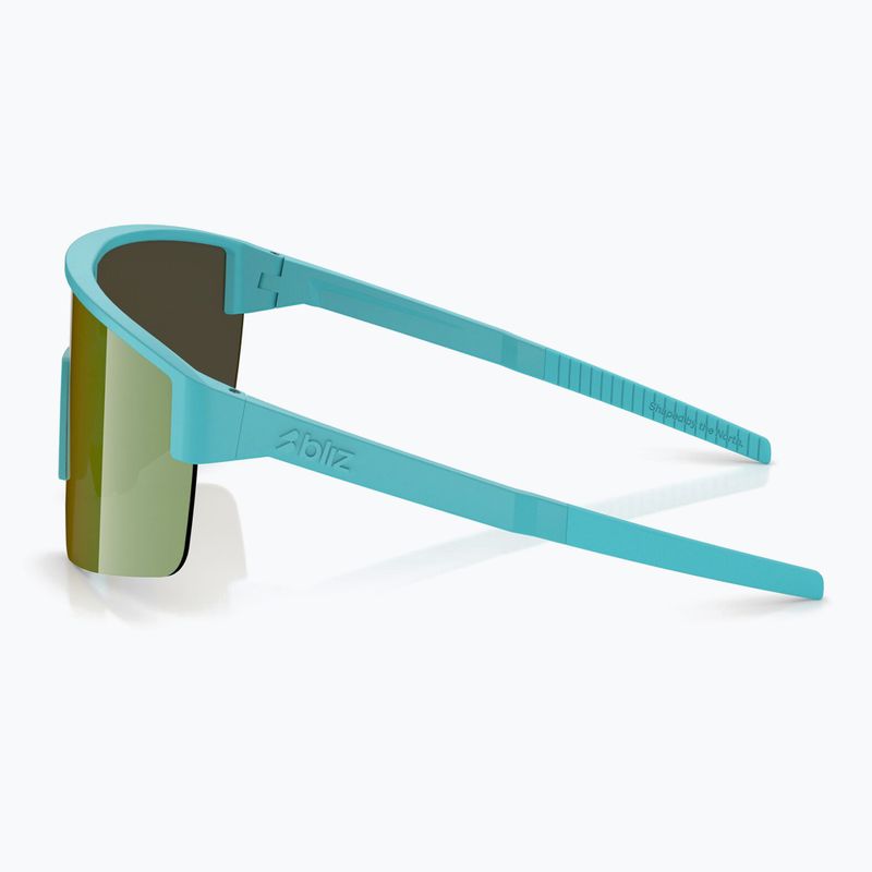 Sunglasses Bliz P004 Small matte turquoise/green blue/green revo 4
