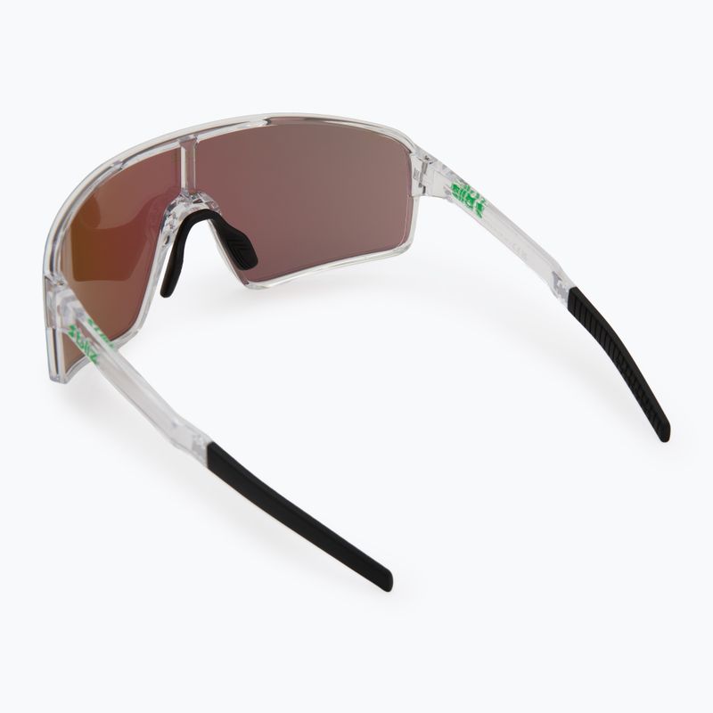 Sunglasses Bliz P001S transparent white/brown green multi 2