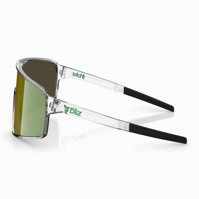 Sunglasses Bliz P001S transparent white/brown green multi 4