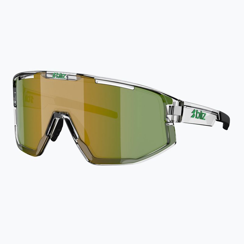 Sunglasses Bliz Fusion transparent white/brown green multi