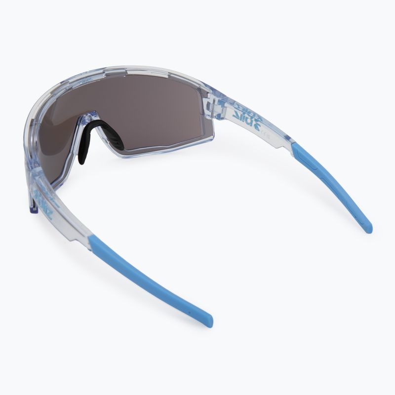 Sunglasses Bliz Fusion transparent blue/smoke ice blue multi 3