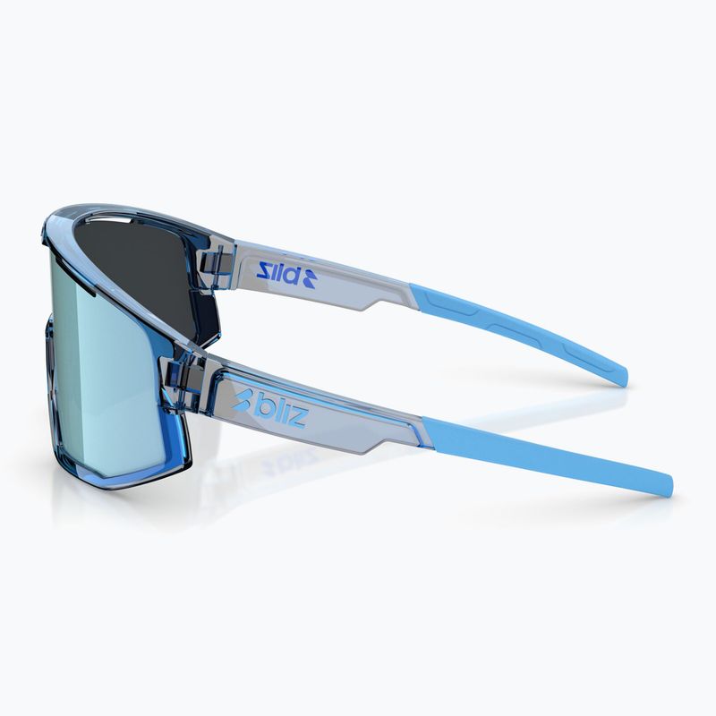 Sunglasses Bliz Fusion transparent blue/smoke ice blue multi 4