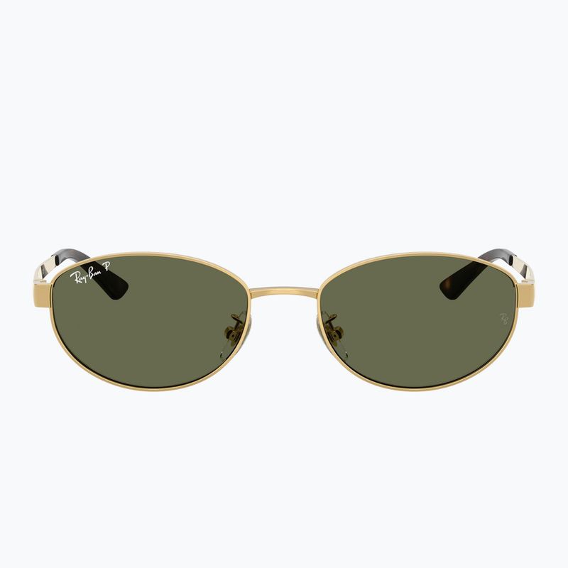 Sunglasses Ray-Ban RB3774D arista gold/dark green polarized 2