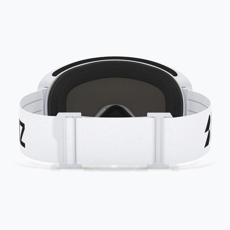 Ski goggles Bliz Flow matte white/brown/blue multi 3