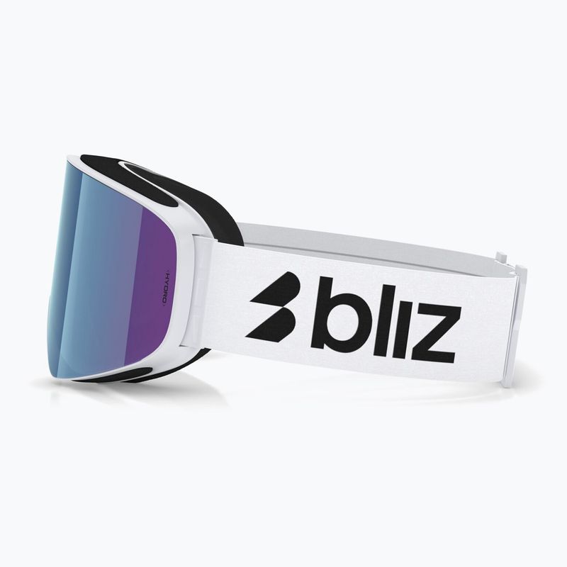 Ski goggles Bliz Flow matte white/brown/blue multi 4
