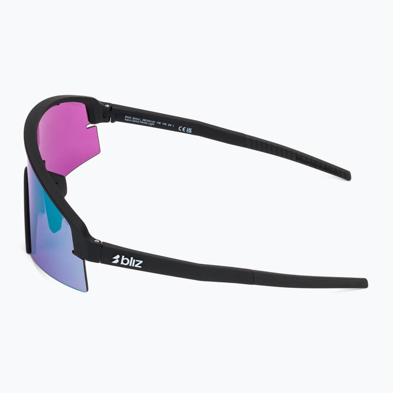 Sunglasses Bliz P006S matte black/nano optics violet blue multi 4