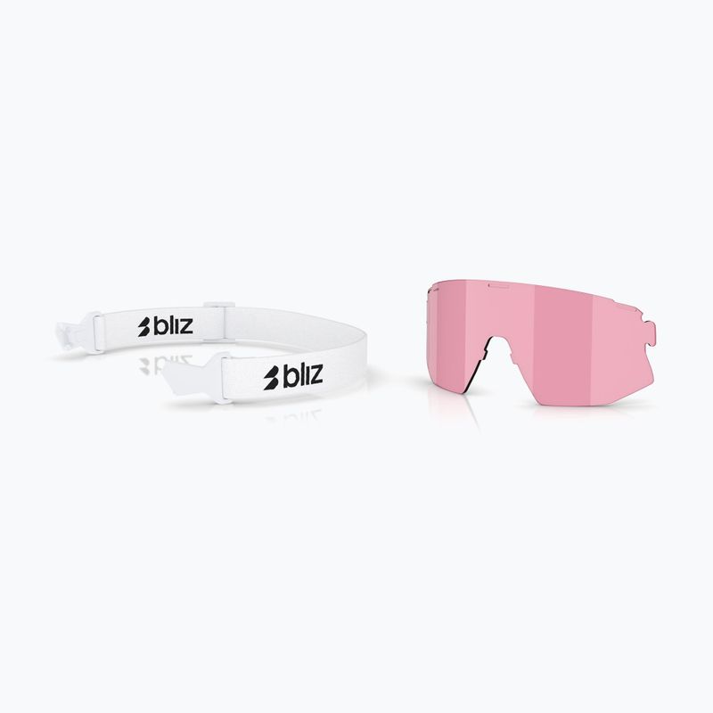 Sunglasses Bliz Breeze Small matte white/smoke blue multi/pink 6