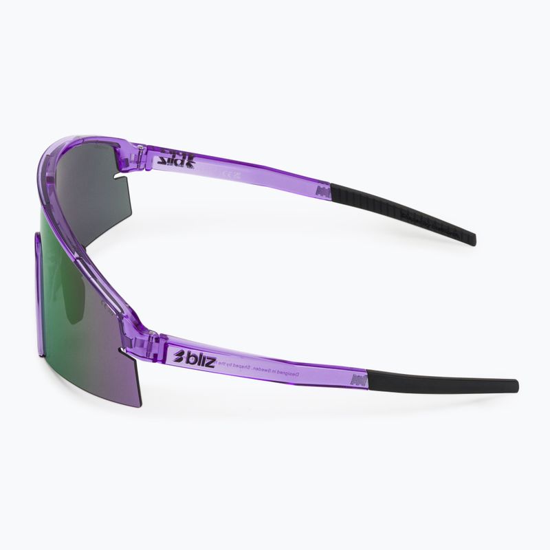 Sunglasses Bliz P006 transparent purple/smoke purple mirror 4