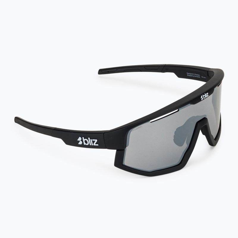 Sunglasses Bliz Vision matte black/smoke silver mirror 2