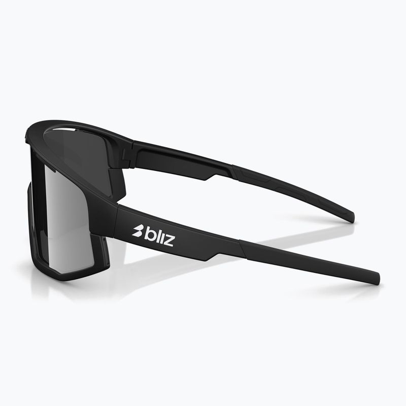 Sunglasses Bliz Vision matte black/smoke silver mirror 4