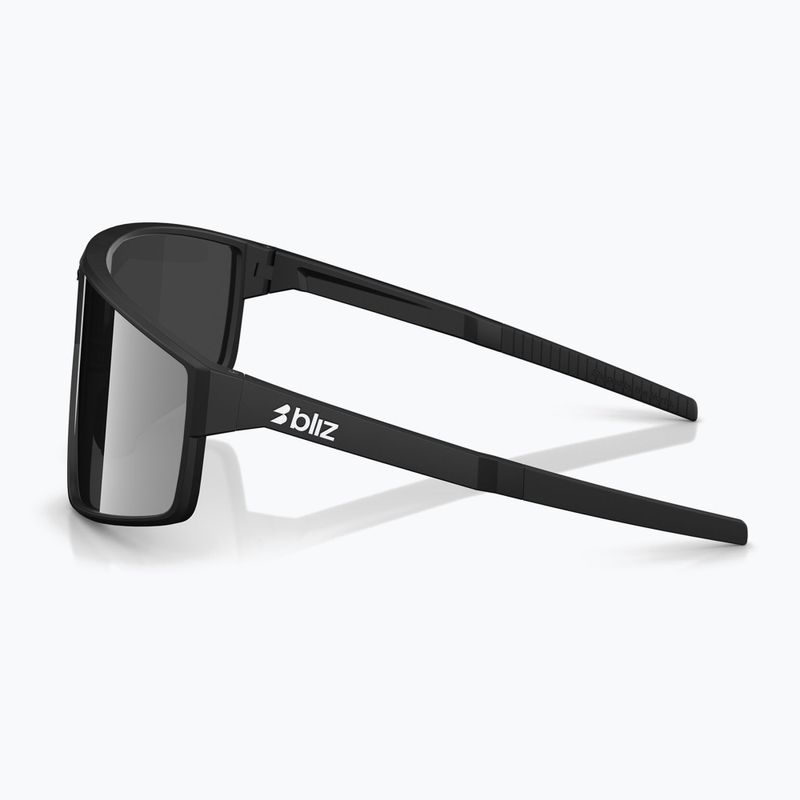 Sunglasses Bliz P002 matte black/smoke silver mirror 5