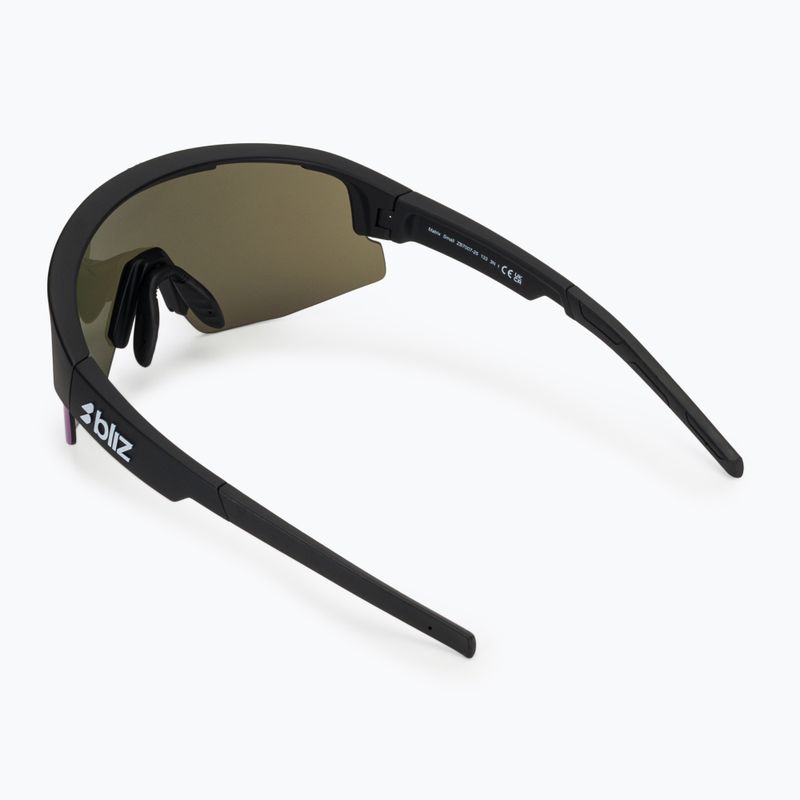 Sunglasses Bliz Matrix Small matte black/smoke blue multi 2