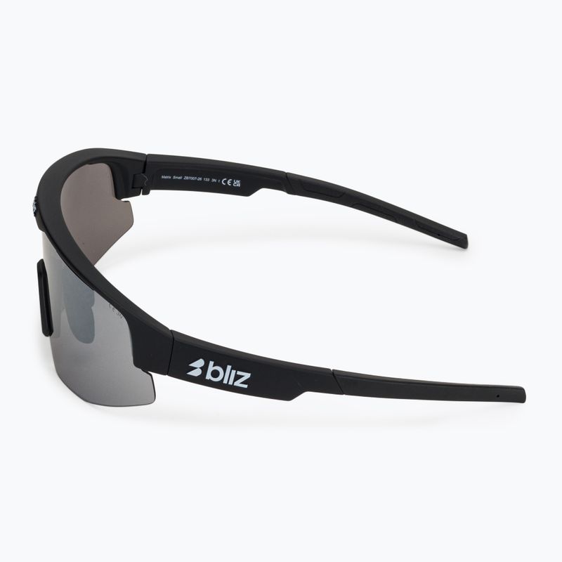 Sunglasses Bliz Matrix Small matte black/smoke silver mirror 4