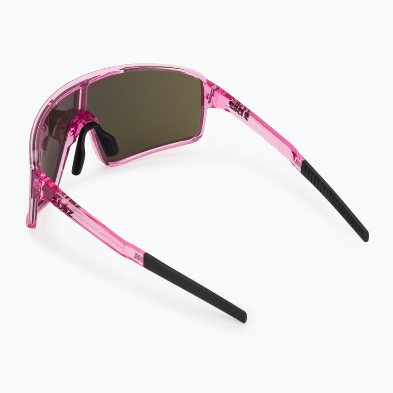 Sunglasses Bliz P001S transparent pink/brown rose multi 2