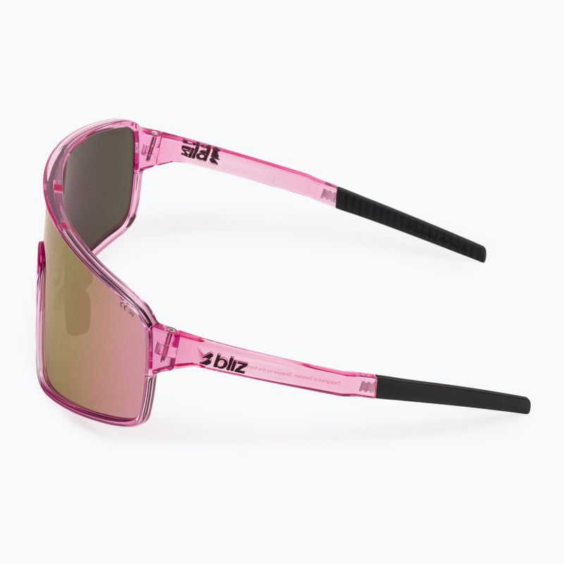 Sunglasses Bliz P001S transparent pink/brown rose multi 4