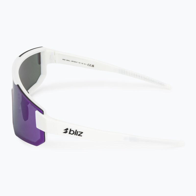 Sunglasses Bliz P005S matte white/smoke purple mirror 4