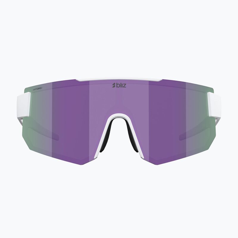 Sunglasses Bliz P005S matte white/smoke purple mirror 2
