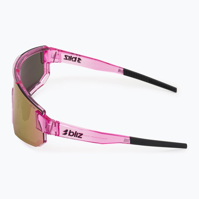 Sunglasses Bliz P005S transparent pink/brown rose multi 4