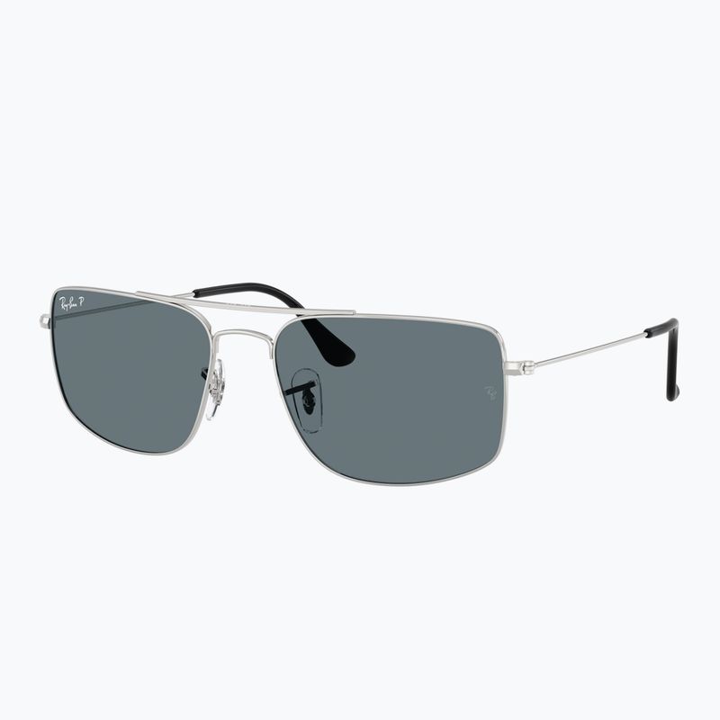 Sunglasses Ray-Ban Explorer III silver/dark blue polarized 4