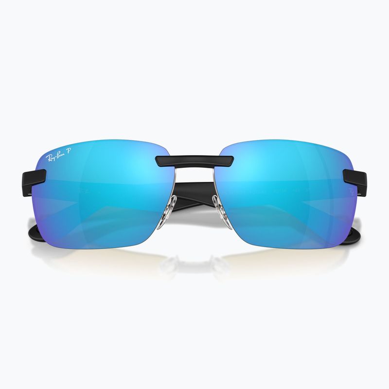 Sunglasses Ray-Ban RB4470 Polarized+ Lenses matte sand black/green chromance 3