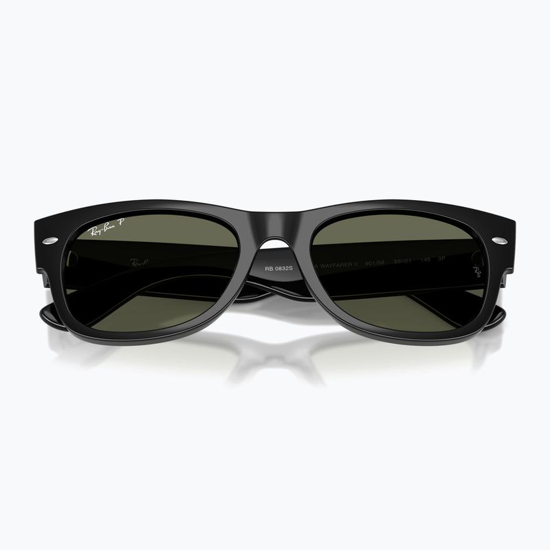 Sunglasses Ray-Ban Mega Wayfarer II black/green 3