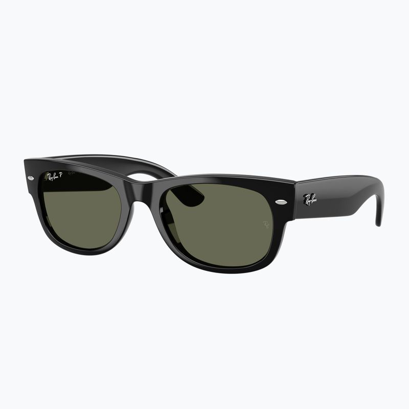 Sunglasses Ray-Ban Mega Wayfarer II black/green 4
