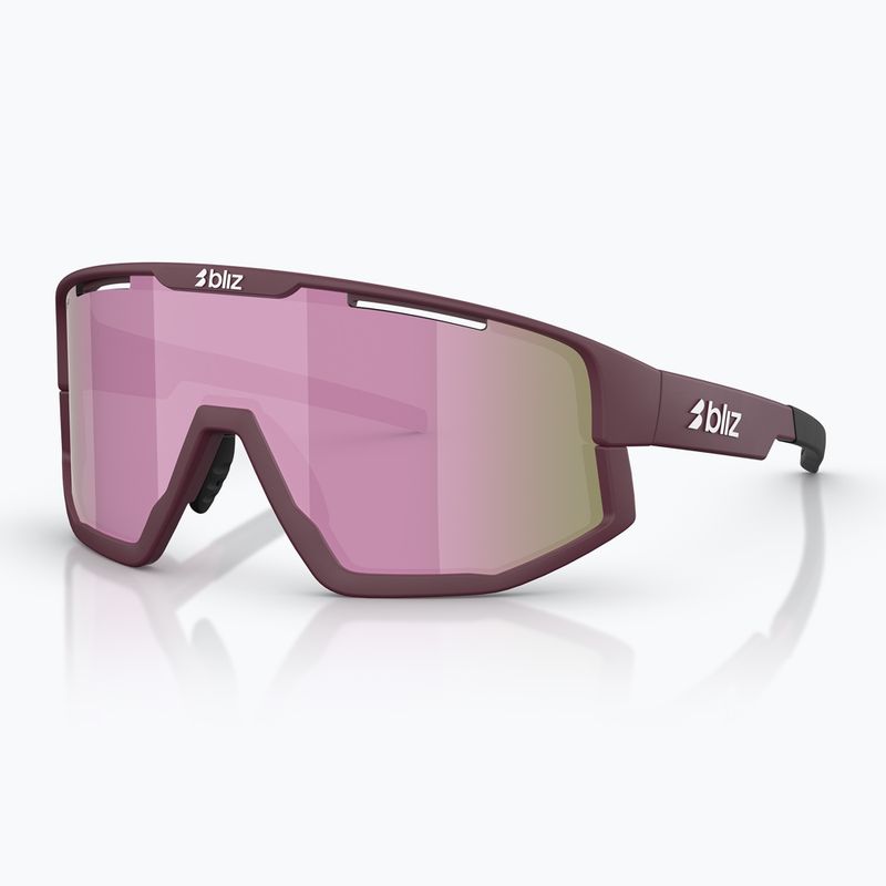 Sunglasses Bliz Fusion Small matte burgundy/brown rose multi