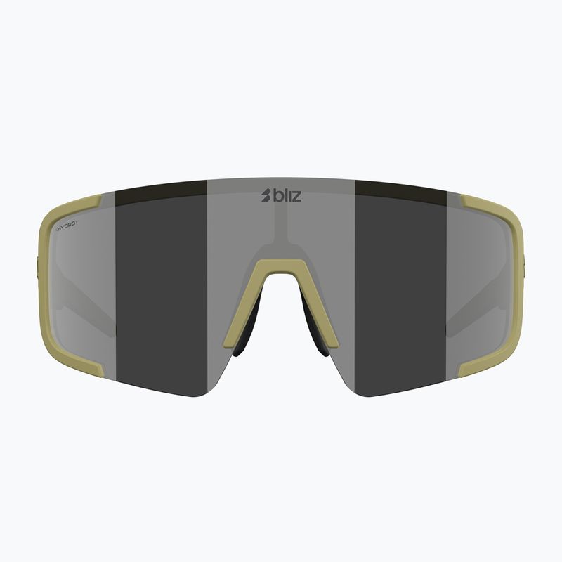 Sunglasses Bliz P003 matte amber green/smoke silver mirror 2