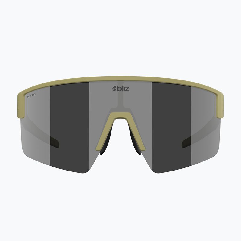 Sunglasses Bliz P004 matte amber green/smoke silver mirror 2