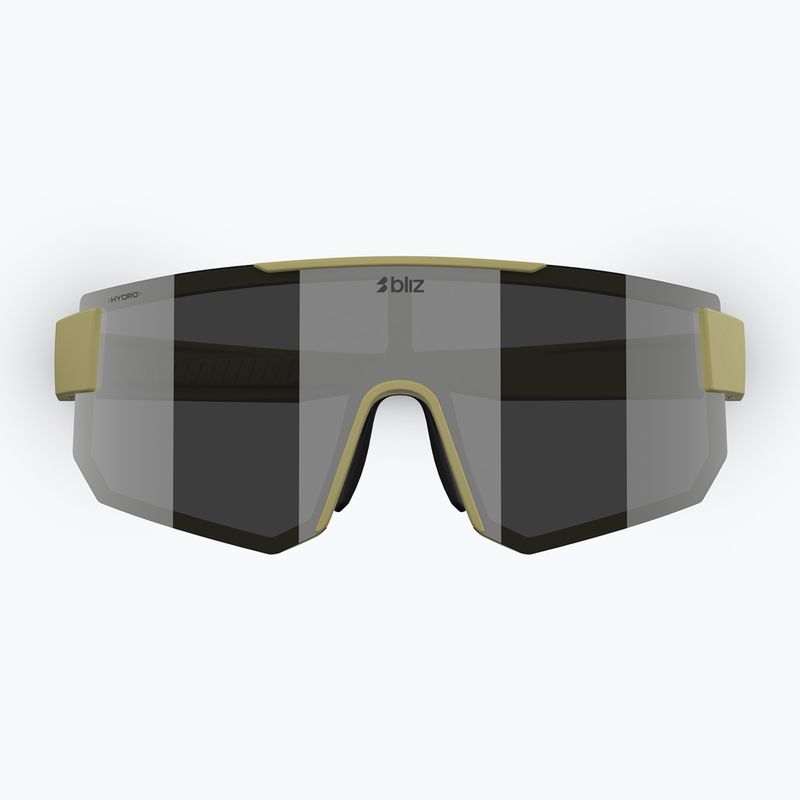 Sunglasses Bliz P005 matte amber green/smoke silver mirror 2