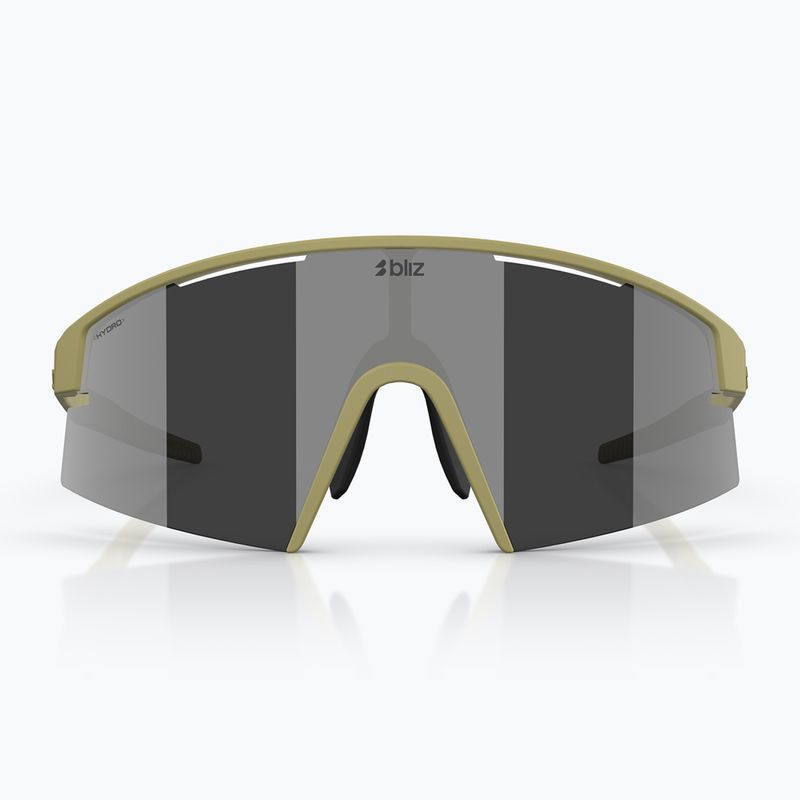 Sunglasses Bliz P006 matte amber green/smoke silver mirror 2