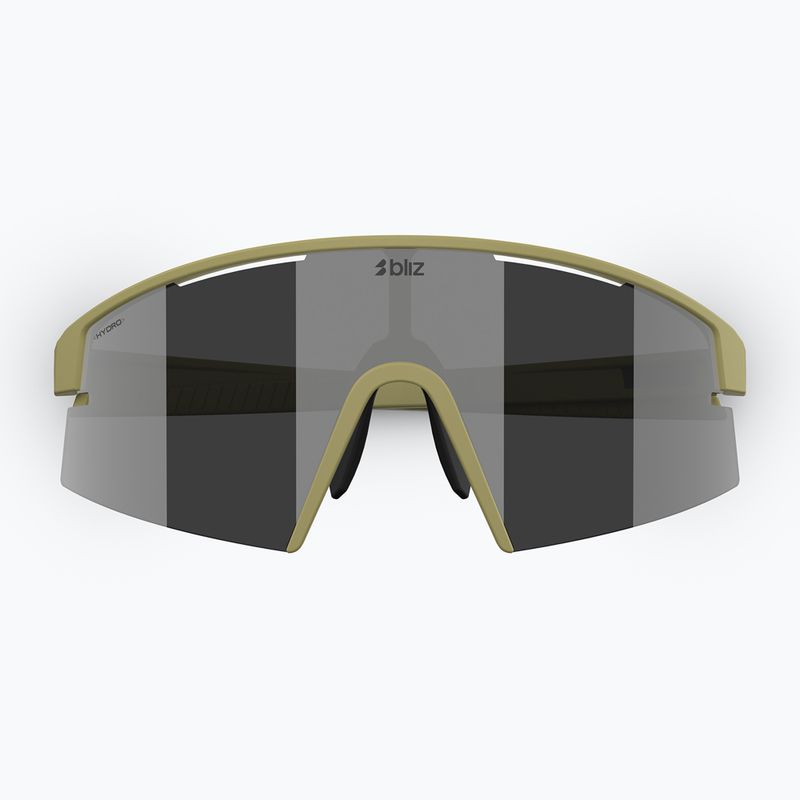Sunglasses Bliz P006 matte amber green/smoke silver mirror 3