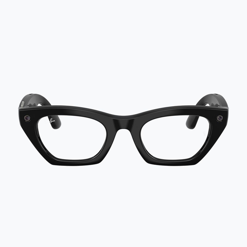 Glasses with a camera Ray-Ban Meta Zena shiny black/clear 2