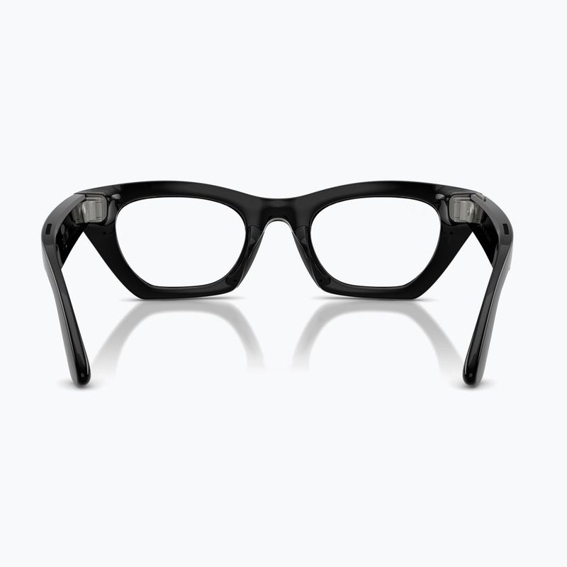 Glasses with a camera Ray-Ban Meta Zena shiny black/clear 4
