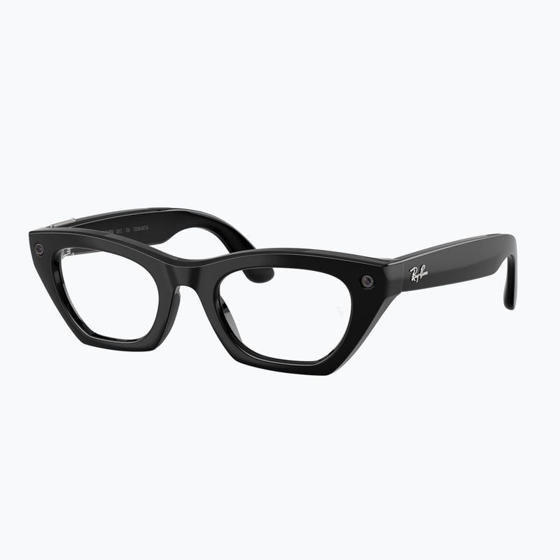 Glasses with a camera Ray-Ban Meta Zena shiny black/clear 5