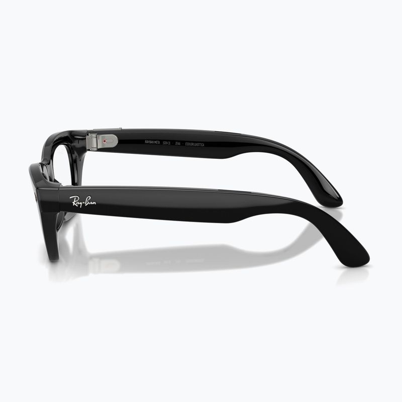 Glasses with a camera Ray-Ban Meta Zena shiny black/clear 6
