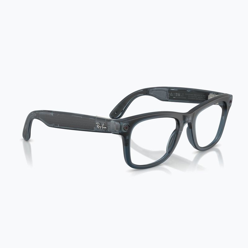 Glasses with a camera Ray-Ban Meta Wayfarer tp.mt.ocean/trs grey 4