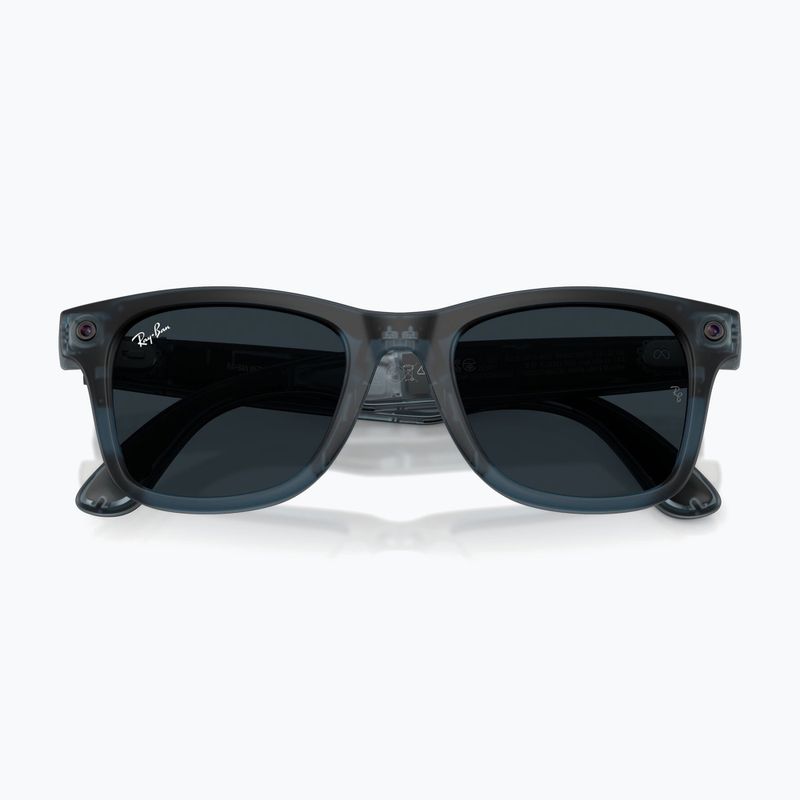 Glasses with a camera Ray-Ban Meta Wayfarer tp.mt.ocean/trs grey 9