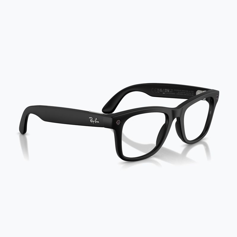 Glasses with a camera Ray-Ban Meta Wayfarer matte back/clear 4