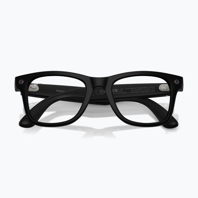 Glasses with a camera Ray-Ban Meta Wayfarer matte back/clear 6
