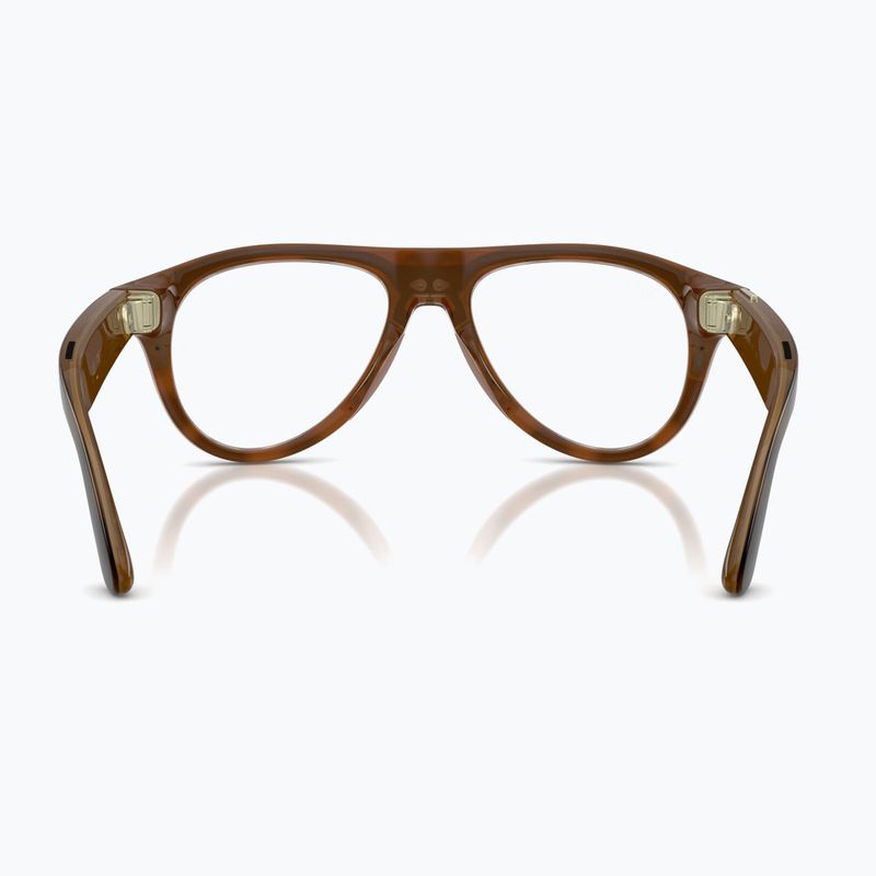 Glasses with a camera Ray-Ban Meta Aviator havana/trs brown 3