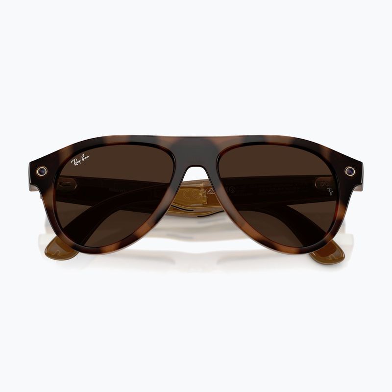 Glasses with a camera Ray-Ban Meta Aviator havana/trs brown 9